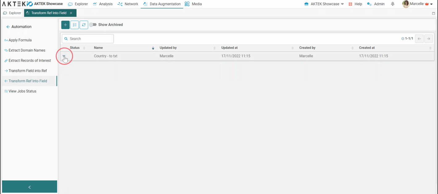 Automation-Transform Ref to Field 3